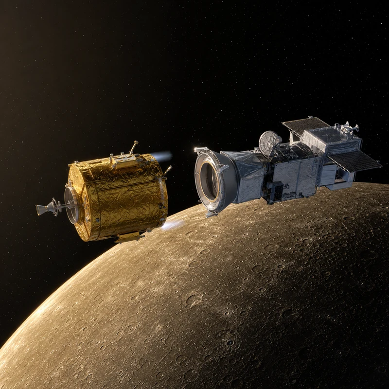 Full analysis of BepiColombo's first Mercury-arrival step